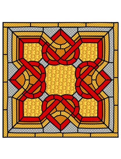 Stained Glass Art Deco 2